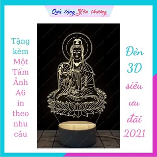 Đèn led 3D hình Phật