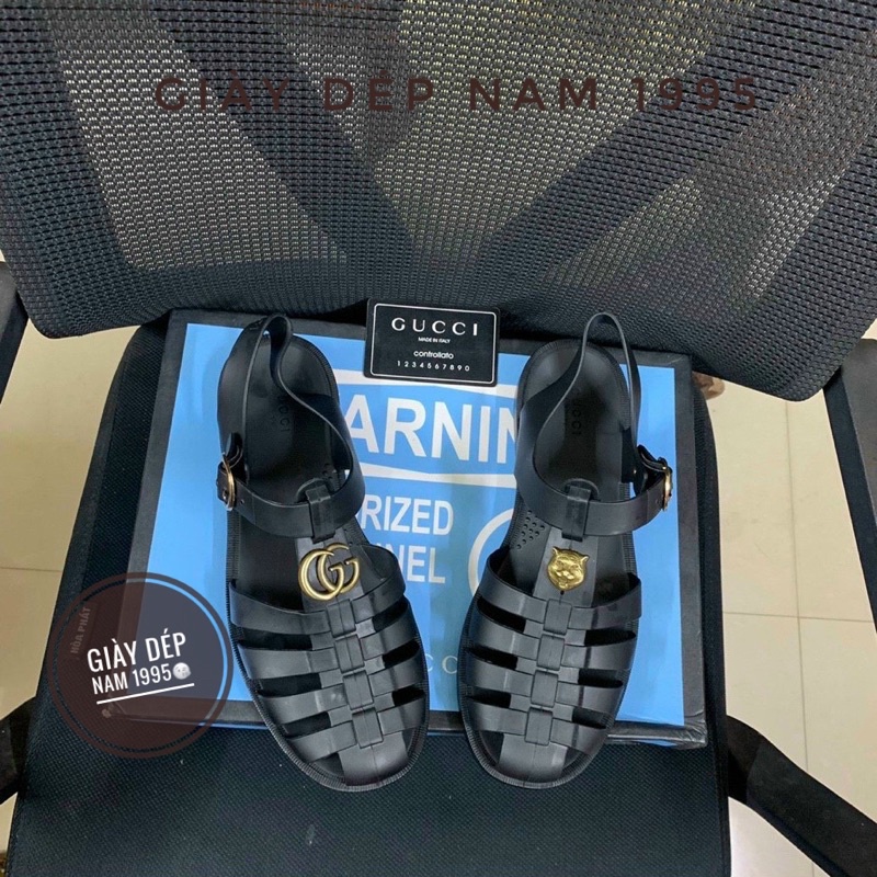 Dép Rọ Gucci , Dép dọ sandal GC Quai Hậu Gc Quai Da Cao Cấp Phù Hợp nhiều lứa tuổi, phong cách hót 2022