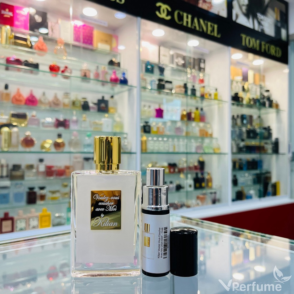 10ml Nước Hoa Unisex Kilian Voulez-Vous Coucher Avec Moi EDP - Hoa ngọc lan tấy và huệ trắng táo bạo, bí ẩn