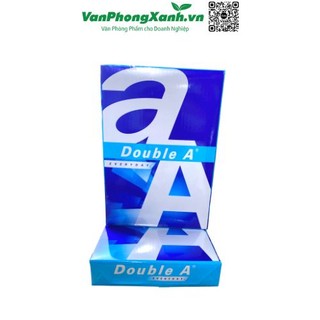Giấy in A4 Double A ĐL 70 msg A4+A5 (1 Tập 500 tờ)