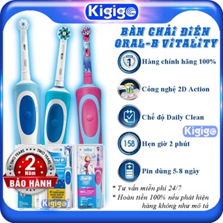 Bàn chải điện Oral B Vitality Series - Bàn chải đánh răng điện tự động chính hãng Máy đánh răng cho bé và người lớn