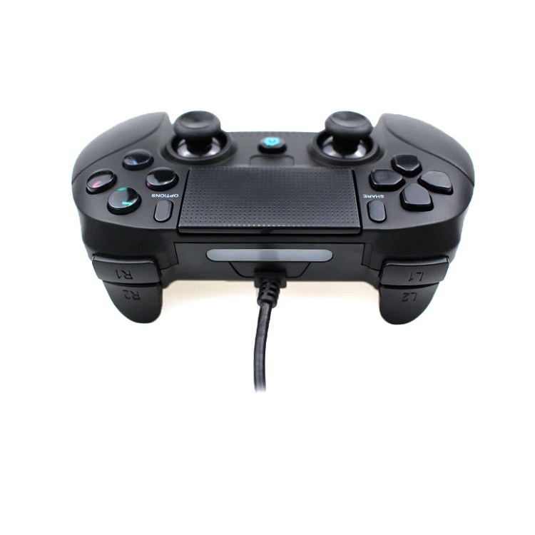 Tay Chơi Game, FO4 Có Dây Kết Nối Dễ Dàng, Gamepad Double Sock, Dual Rung, Chất Liệu Nhựa ABS Cao Cấp - Cảm Biến 6 Trục