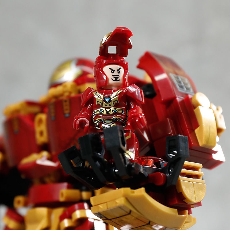 Đồ Chơi Lắp Ráp Mô Hình Hulk Buster Robot Ironman Marvel Avengers Model LY76026 Với 1450 Mảnh Ghép