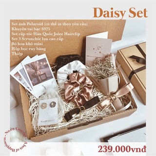 Set quà tặng 20/10 sinh nhật 20/11, hộp quà tặng kỉ niệm tổng hợp HÀNG CÓ SẴN DAISY SET QT001