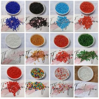 50g hạt cườm 3mm nhiều màu