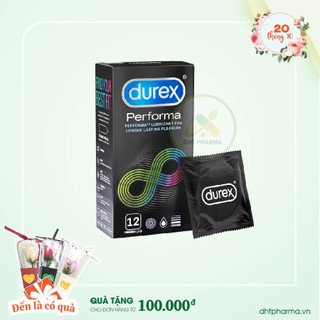 Bao cao su Durex Performa (Hộp 12 chiếc)