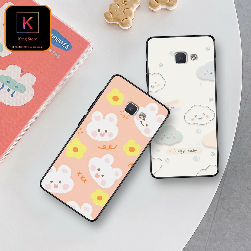 Ốp lưng Samsung J5 Prime - J5 Pro - J5 2015 - J5 2016 - Ốp Samsung in hình Gấu&amp;Thỏ siêu xinh - Lưng nhám viền TPU
