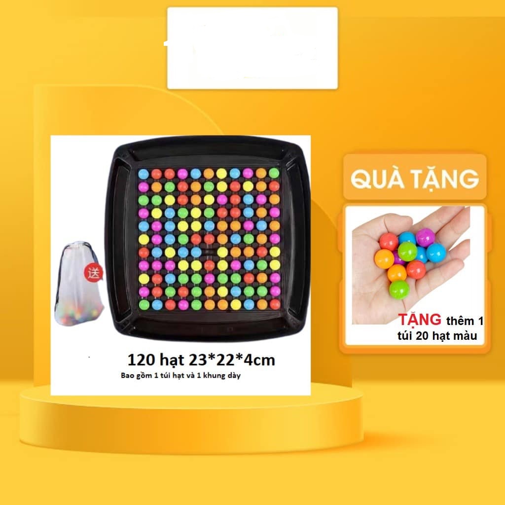 Đồ chơi xếp hình bàn cờ xóa bóng logic cho bé