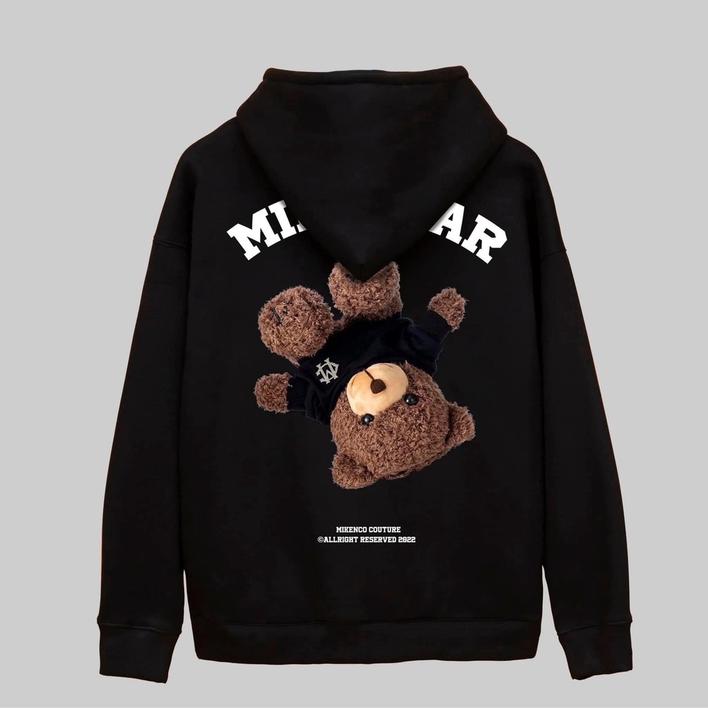 Áo hoodie Mikenbear, Áo nỉ Mikenco chất nỉ dày dặn cực ấm