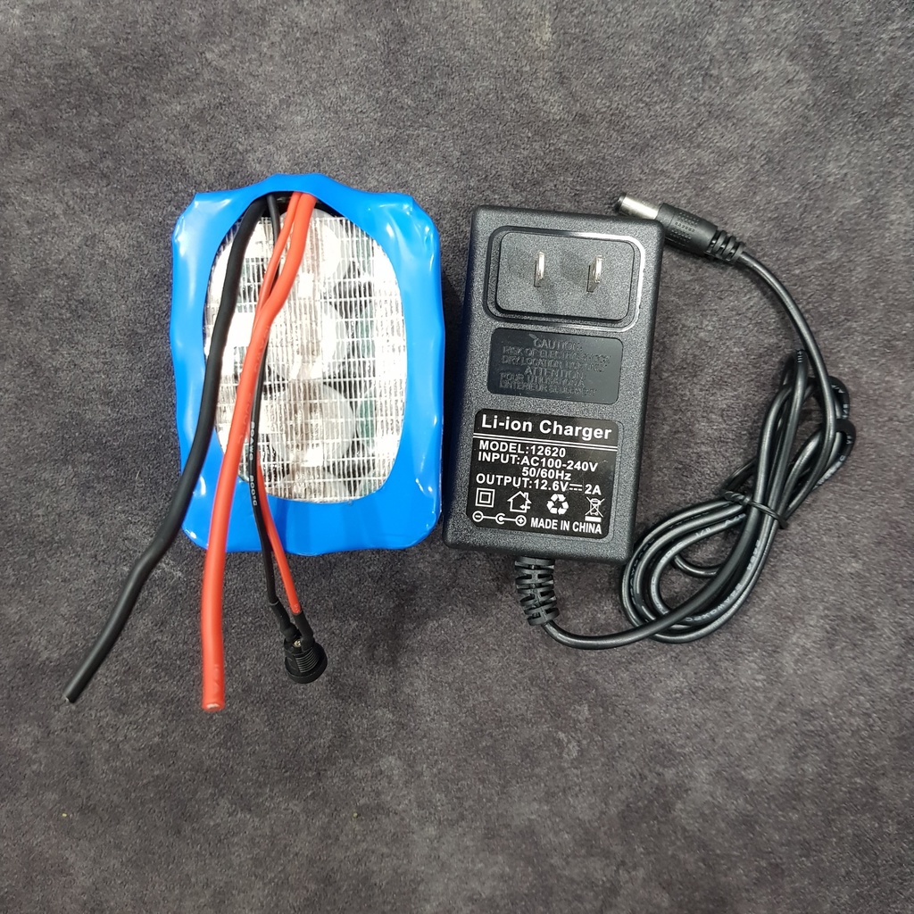 Khối Pin 3S 12V Xả 10A - Pin Dự Phòng Wifi, Pin Đai massage, Ắc Quy Mini