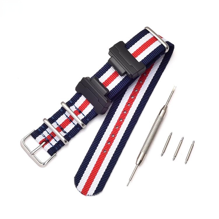 Dây Đeo Nylon Thay Thế Cho Đồng Hồ Casio G-Shock GA-110 / 100 / 120 / 150 / 200 / 400 GD-100 / 110 DW-5600 GW-6900