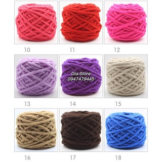 Len nhung đũa (bông sữa) cuộn 100gram sợi 6mm