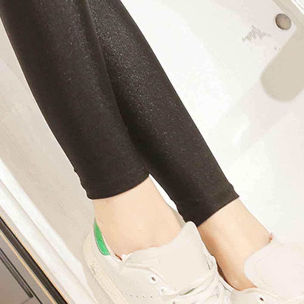 Quần Legging Mỏng Sáng Bóng Co Giãn Toàn Diện Cho Nữ