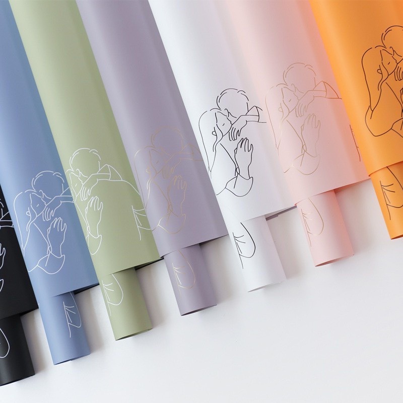 Giấy Gói Hoa, Gói Quà Có In Chữ Everyday I Love You