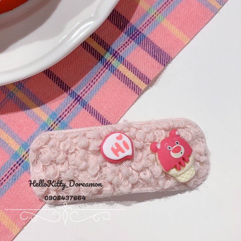 Cột Tóc và Kẹp Gấu dâu Lotso