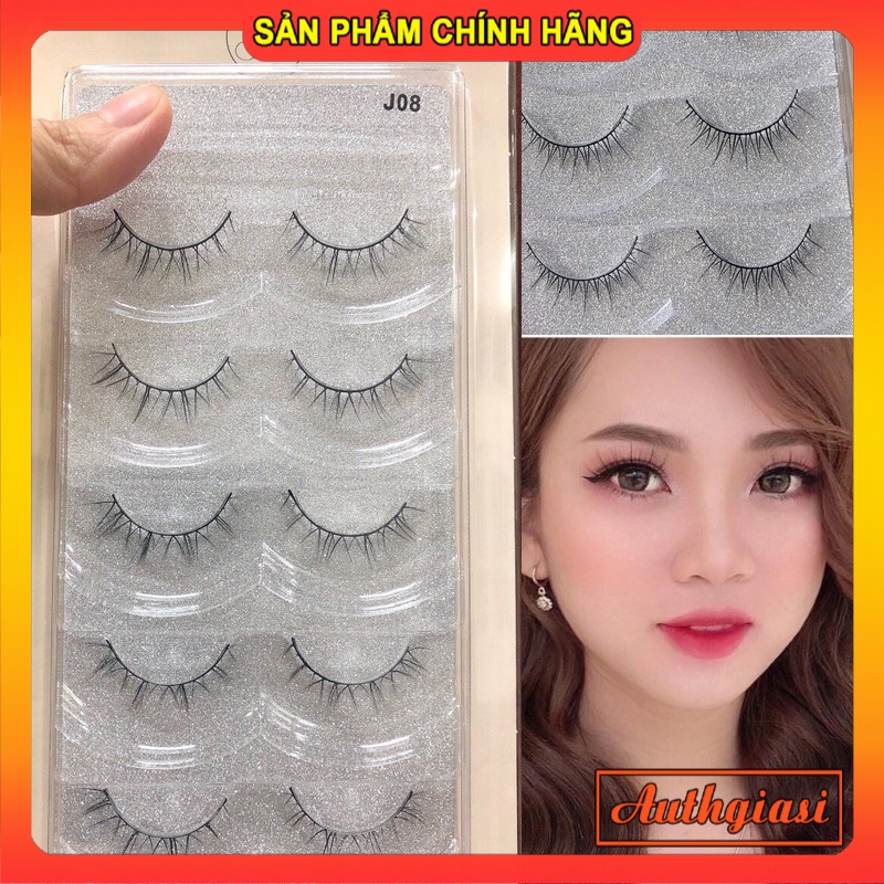 Mi giả lông chồn siêu tự nhiên JO 5 đôi mỏng mềm không gây cộm mắt makeup chuyên nghiệp