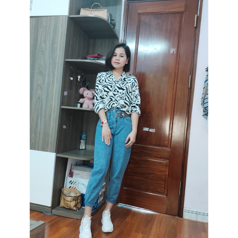 Quần bò jean nữ kiểu dáng Baggi  Hàng Quảng Châu cao cấp