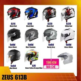 Mũ bảo hiểm 3/4 zeus 613b