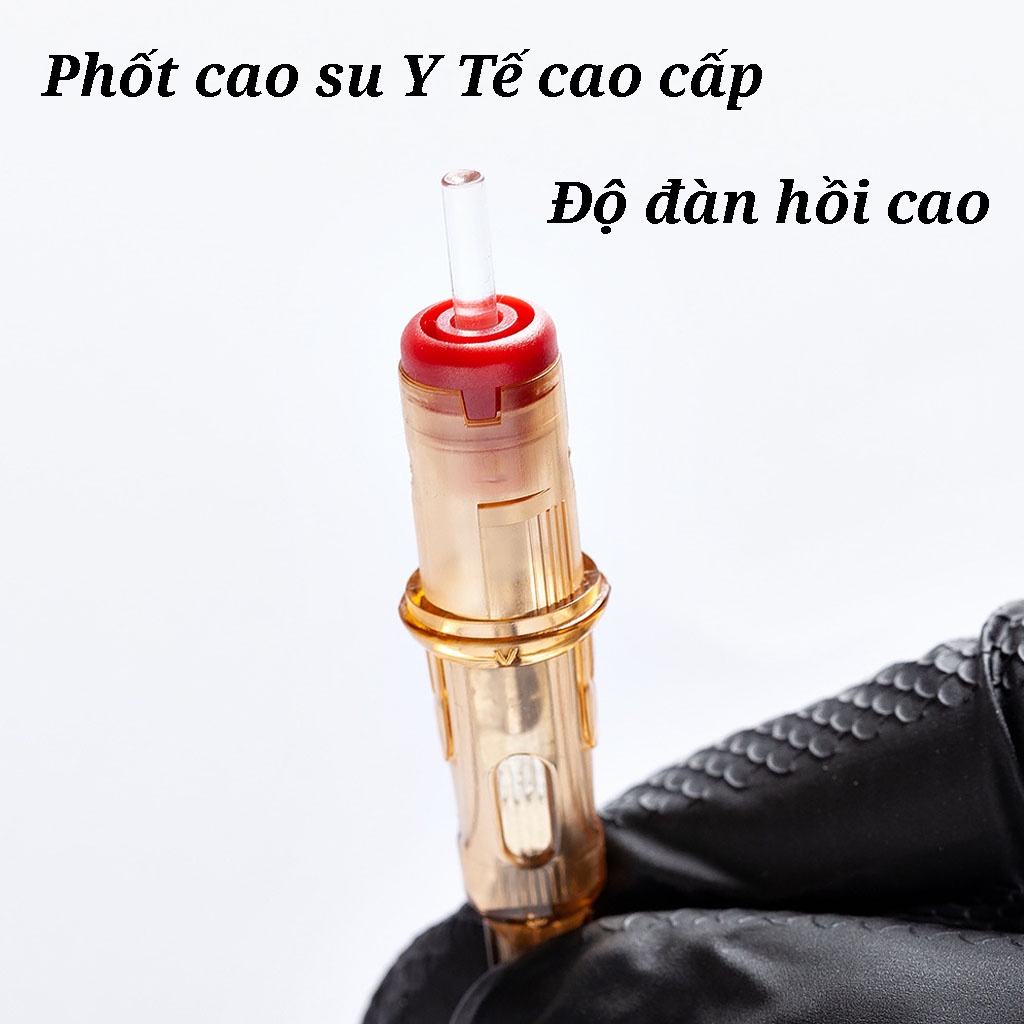 Kim xăm máy pen EZ V SELECT đầu đạn phun xăm thẩm mỹ tattoo size nhỏ