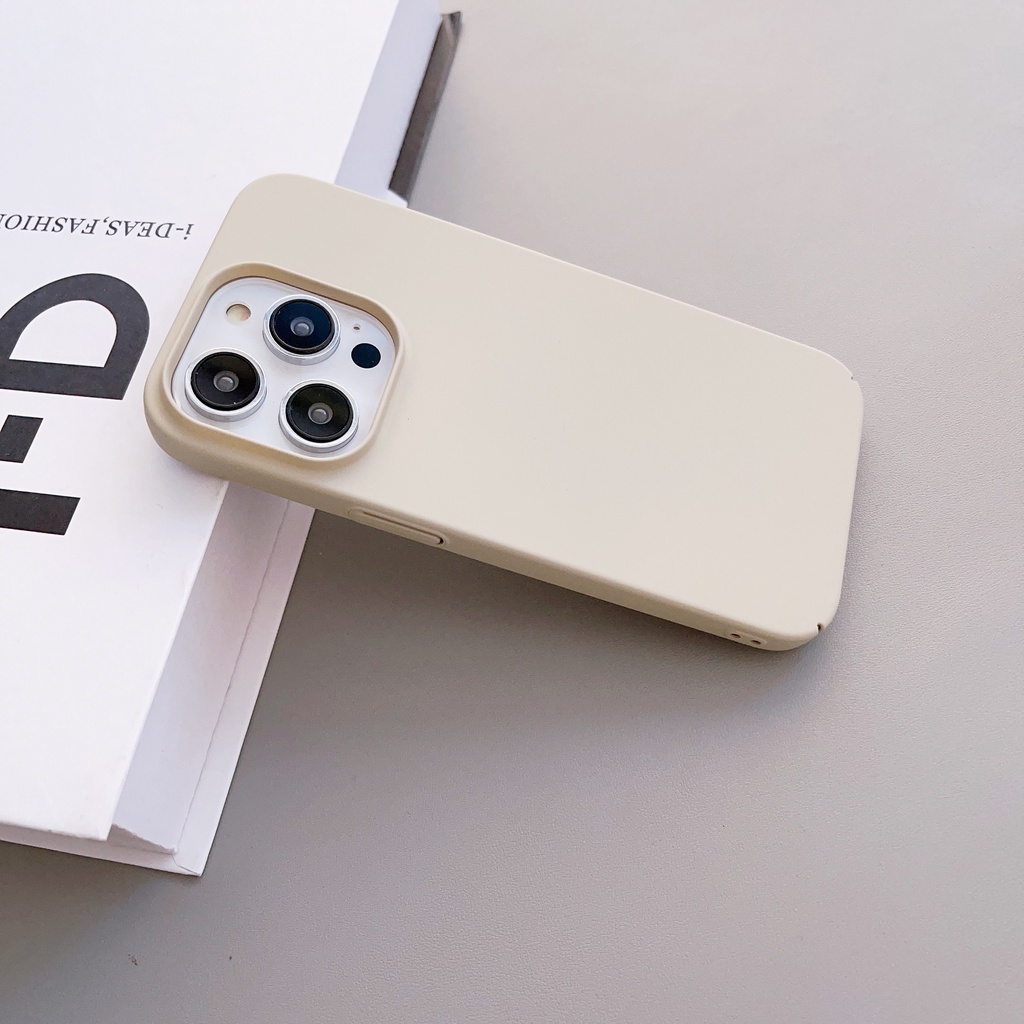 Ốp Điện Thoại TPU Mềm Chống Sốc Màu Cà Phê Cho iPhone 14 13 12 11 Pro Max XR XS 7 8 Plus