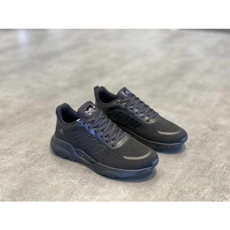 Giầy thể thao chạy bộ gym nam full đen A152