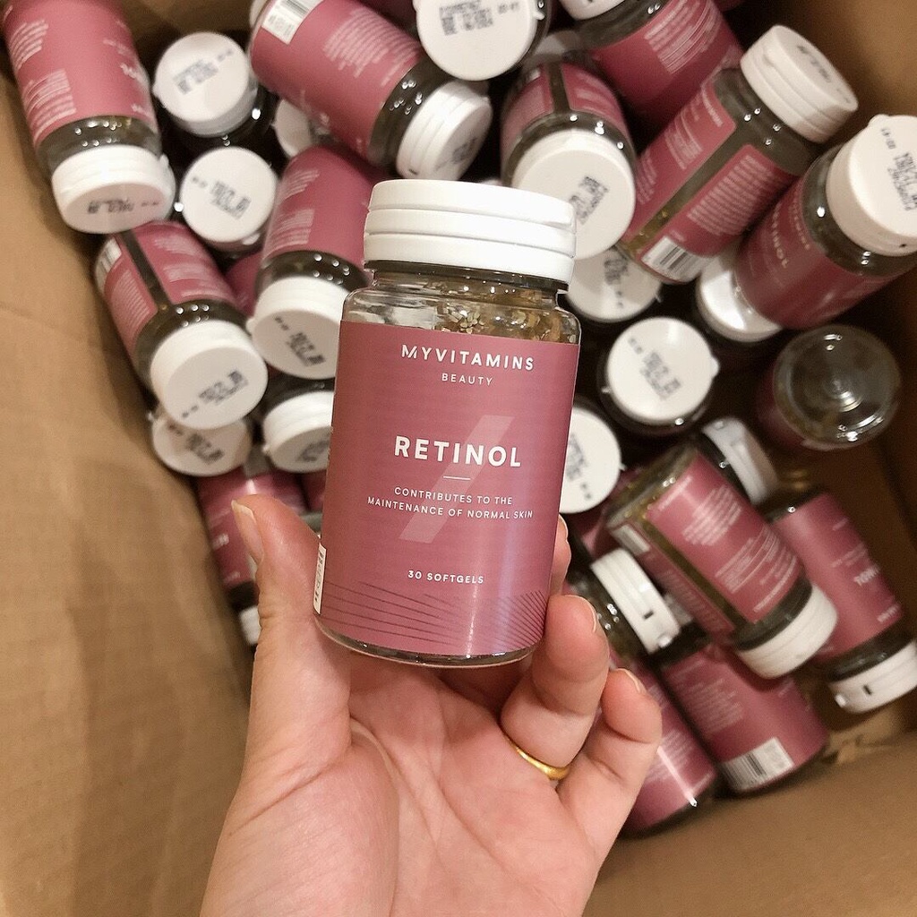 Viên uống retinol Myvitamins chống lão hóa 30v, 90v