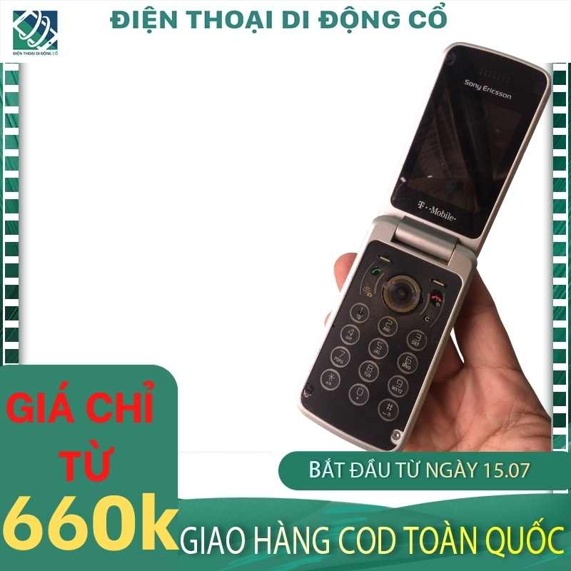 【CÓ CLIP】Điện thoại cổ Sony Ericsson T707, Máy ĐẸP, ZIN NGUYÊN BẢN 100%- BH 12 tháng 1 đổi 1 TRONG THÁNG ĐẦU TIÊN.