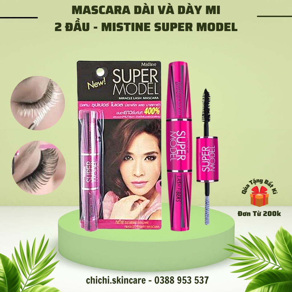 Mascara 2 đầu mistine super model