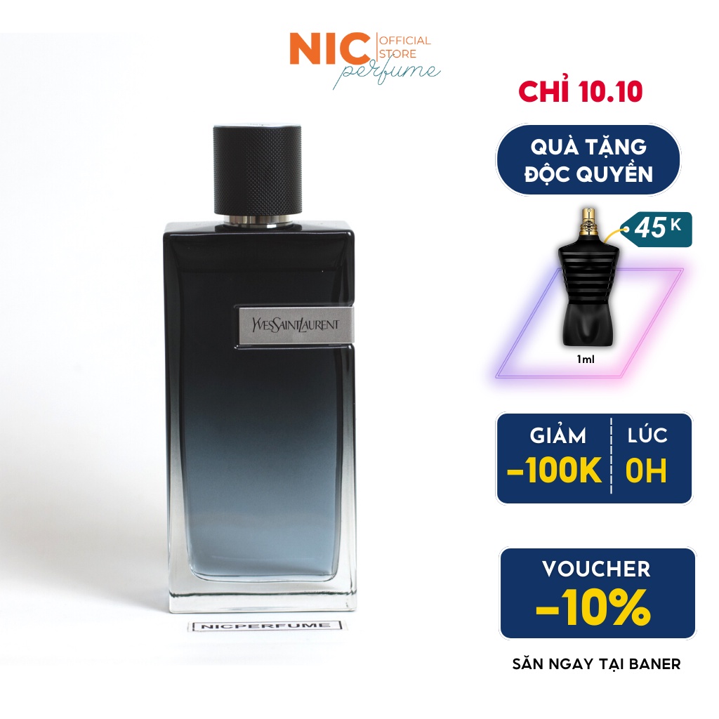 Nước hoa nam YSL Y EDP 10ml/5ml chính hãng hương tươi mát ngọt ngào