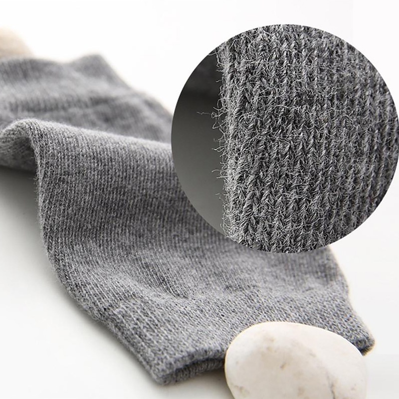 Găng Tay Len Hở Ngón Mềm Mại Giữ Ấm Mùa Đông Cho Nữ