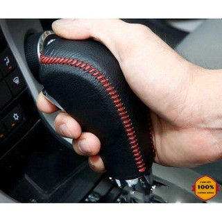 Bọc cần số hyundai santafe 2019 - 2020 da bò thật 100%, bảo hành 2 năm