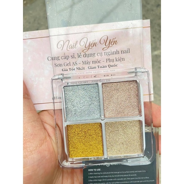 Set 6 màu tráng gương màu ngọc trai