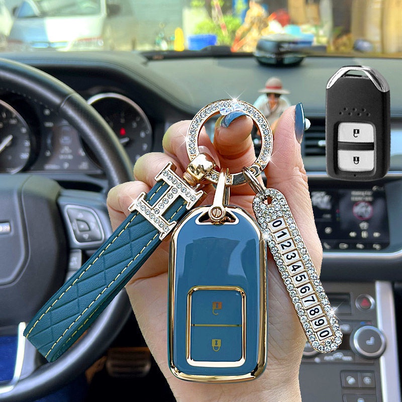 BAO CHÌA KHOÁ Ô TÔ CHO XE HONDA CRV HRV Civic City Brio Jazz Vỏ Bảo Vệ Chìa Khóa Điều Khiển Từ Xa Cho Xe Hơi Honda Civic City Accord CRV CR-V XR-V