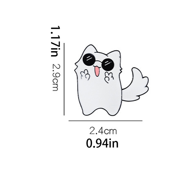 Anime Jujutsu Kaisen Enamel Brooch Pins Cute Animal Cat Lapel Badges Jewelry Accessories Gifts