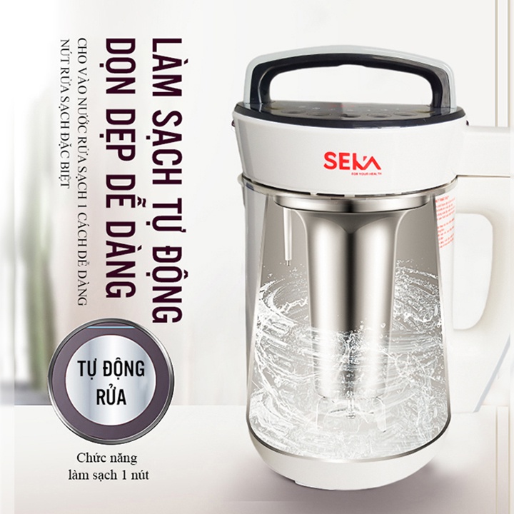 Máy làm sữa hạt đa năng, máy xay sữa hạt, xay nấu cháo, xay sinh tố tiện lợi