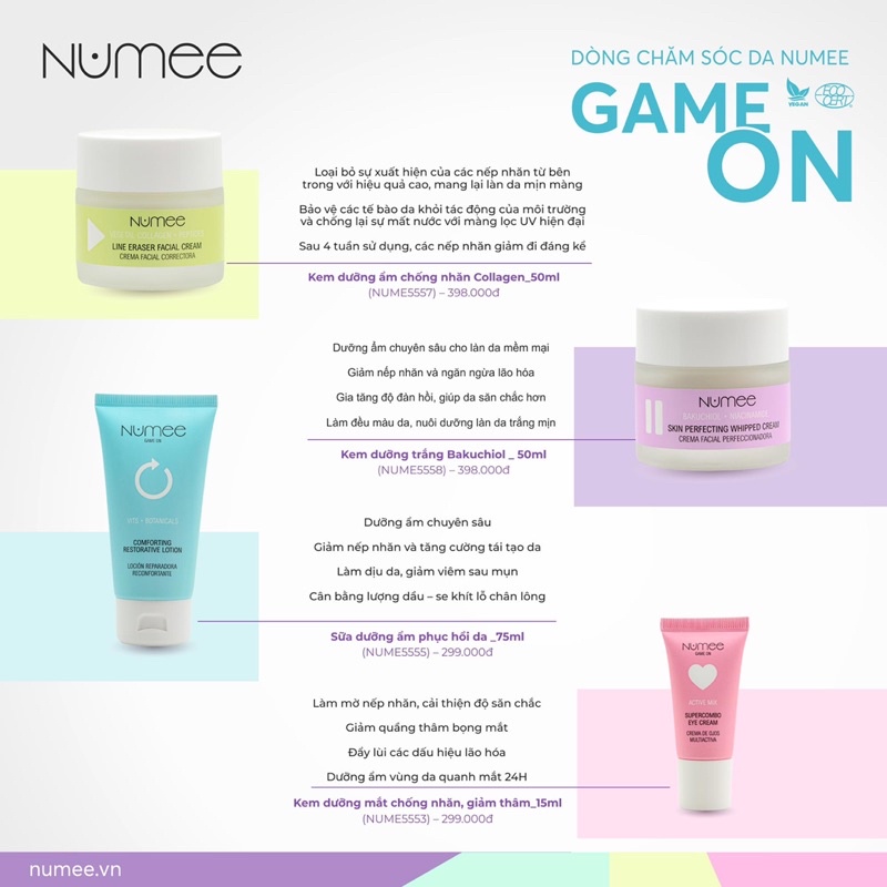 Tinh chất Numee làm trắng, chống nhăn da Niacinamide 10%_30ML