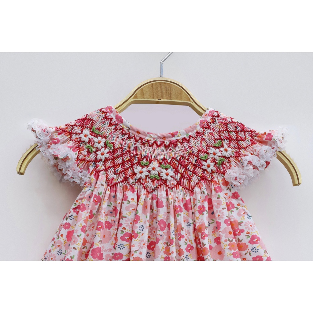 ĐẦM SMOCK HOA NHÍ