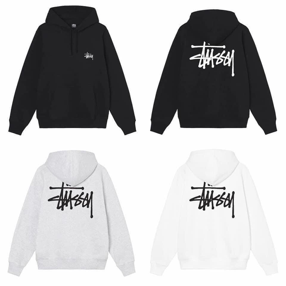 Áo Hoodie Stussy Basic - AUTHENTIC 100% - PICK TRỰC TIẾP USA