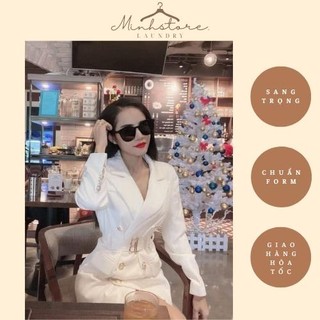 Váy Vest Có Đai Sang Trọng Hàng Thiết Kế