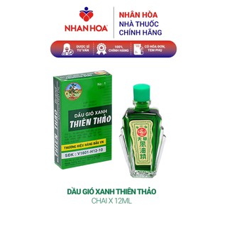 Dầu Gió Xanh Thiên Thảo chai 12ml