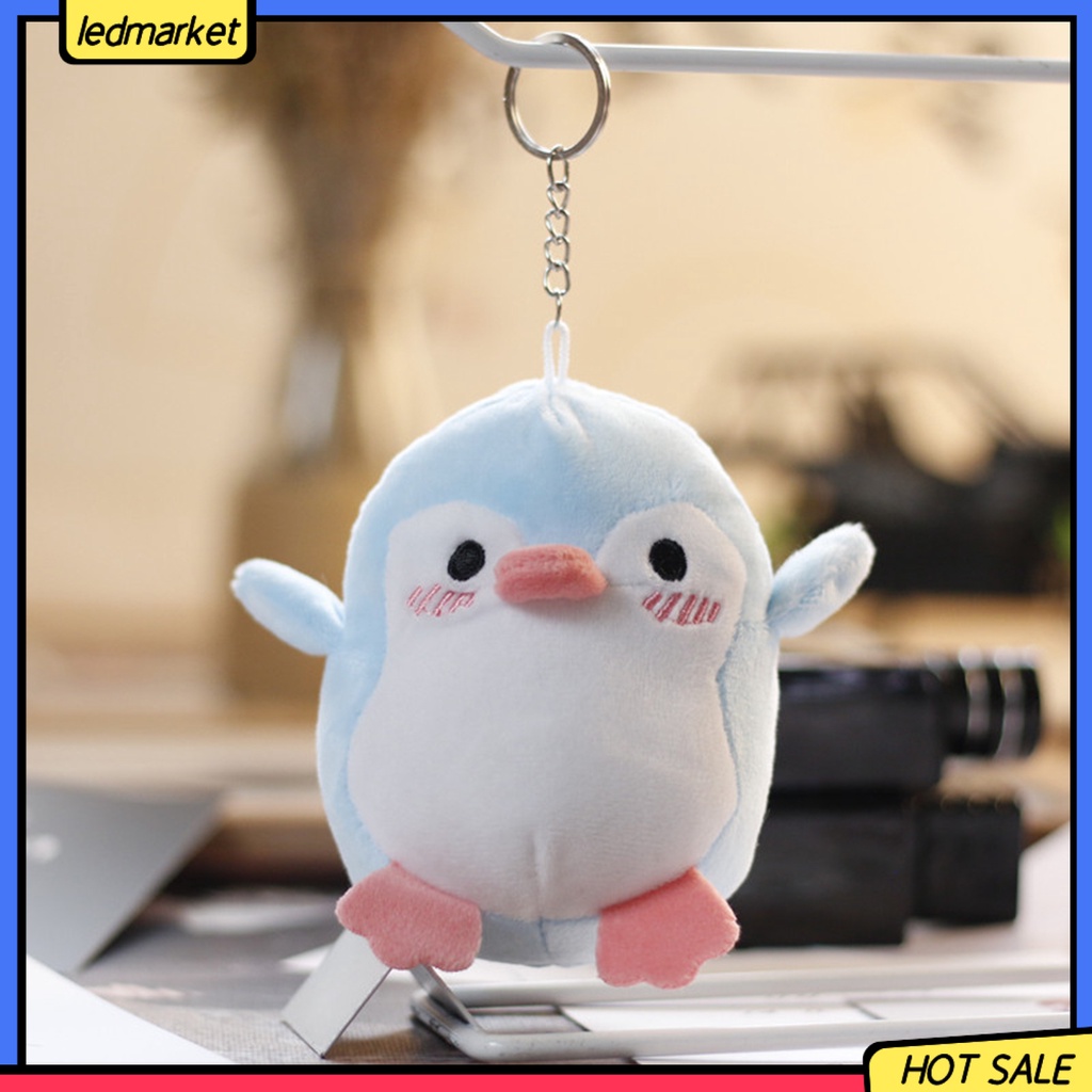 Gấu Bông Móc Khóa Hình Chim Cánh Cụt Nhồi Bông Siêu Mềm Thoáng Khí Cao Cho Trẻ Em