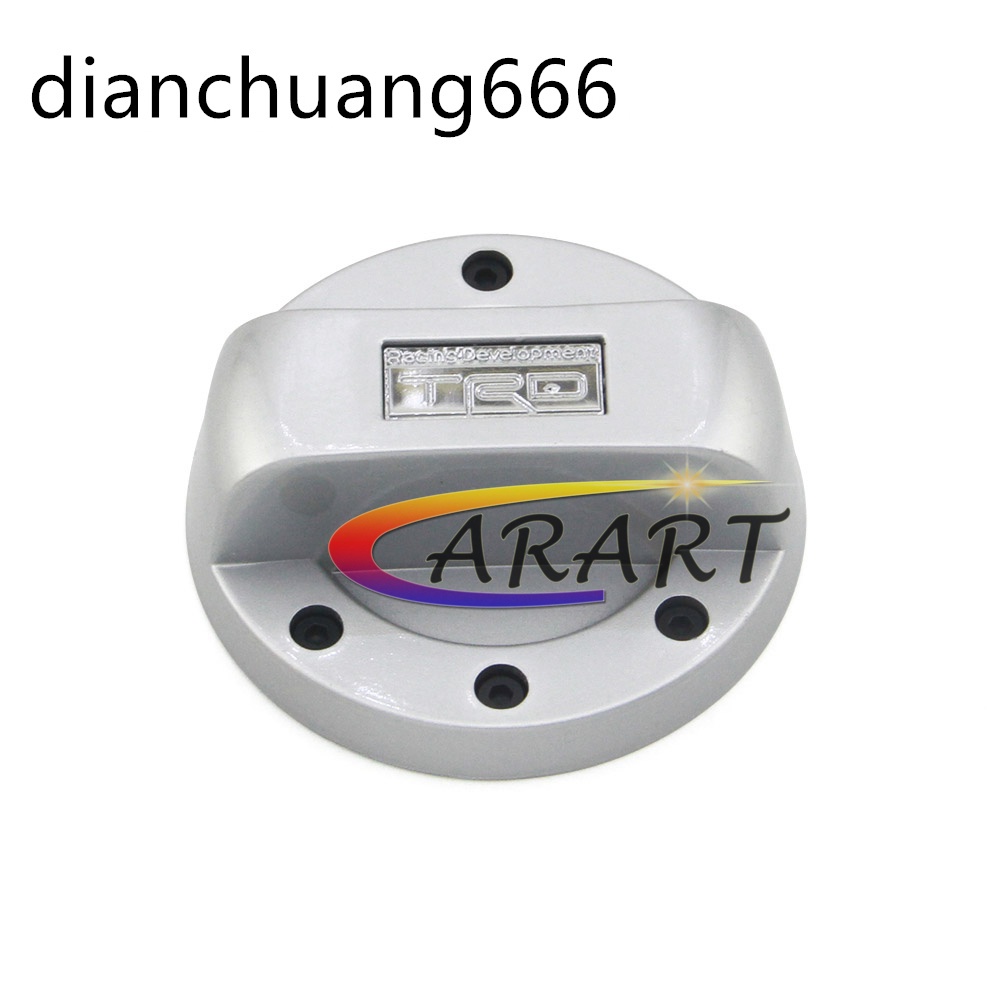 Trd Nắp Đậy Bình Xăng Xe Hơi toyota Bằng abs Màu Bạc