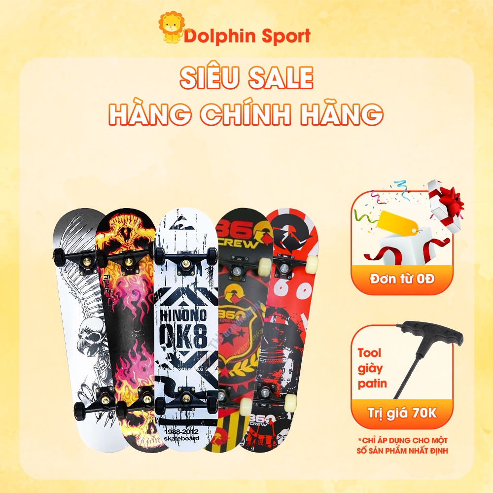 Ván Trượt Thể Thao Cao Cấp 3108 GD-2 hình lửa