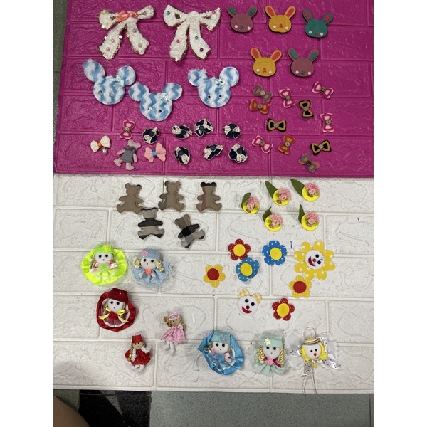 HandMade baby đẹp ( Em bé 1…) dùng khâu , dán áo, kẹp , váy , túi xách …