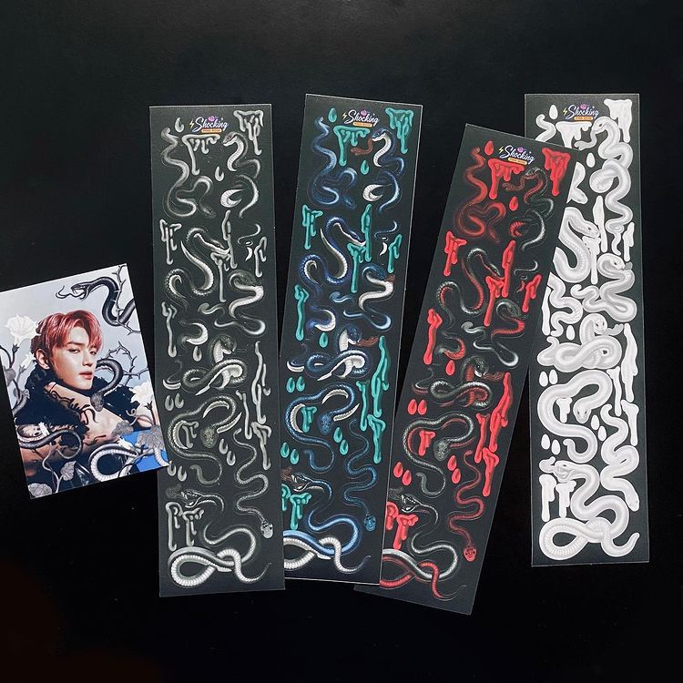 Miếng Dán Trang Trí Lều Hình goo chuck / Hoa / Mặt Trăng Màu Tối DIY