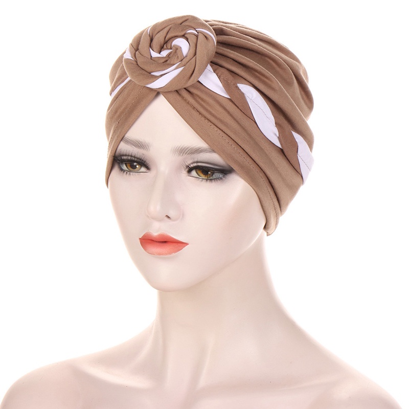1 Mũ Turban Co Giãn Hai Màu Sắc Thời Trang Dành Cho Nữ