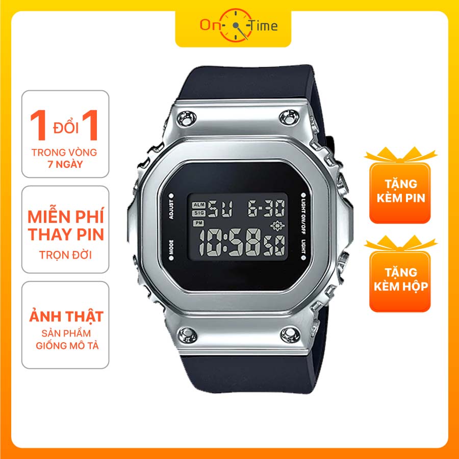 Đồng hồ nam nữ thể thao S5600 viền thép không gỉ, đồng hồ điện tử kiểu dáng năng động cực đẹp - OneTime Store
