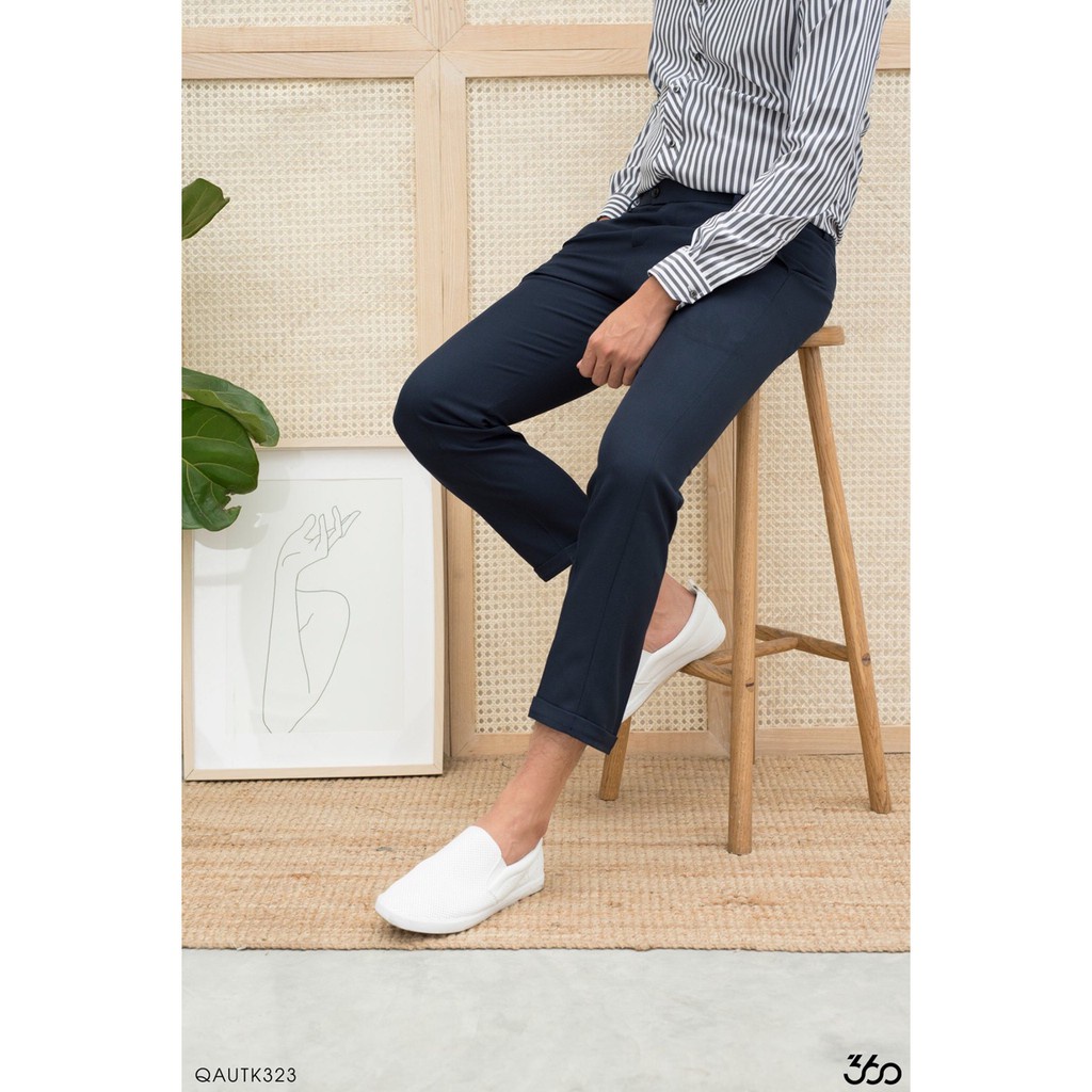 - Quần âu nam màu Đen, ống côn cao cấp