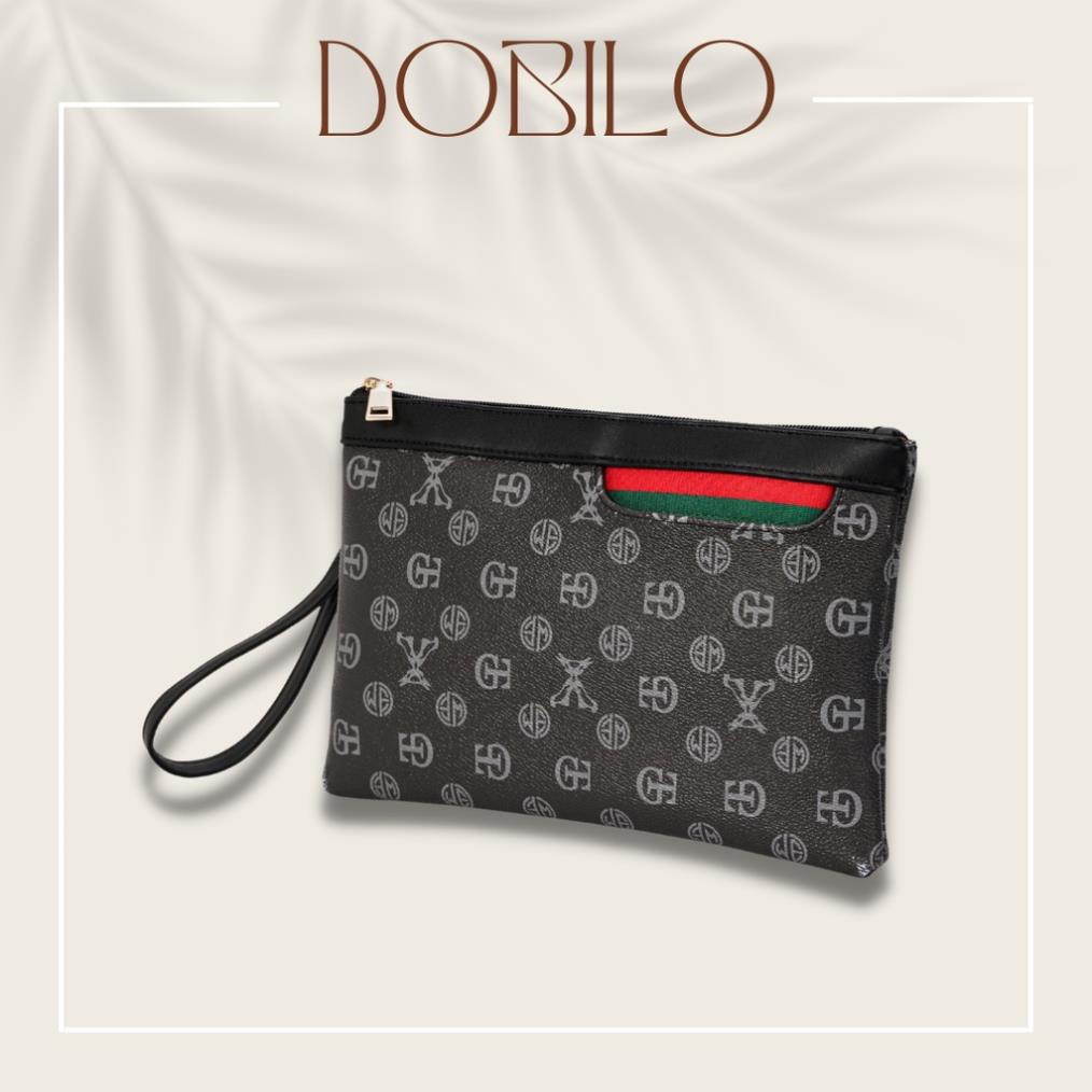 Ví Da Nam Clutch DOBILO Thời Trang Phong Cách Hàn Quốc BG09