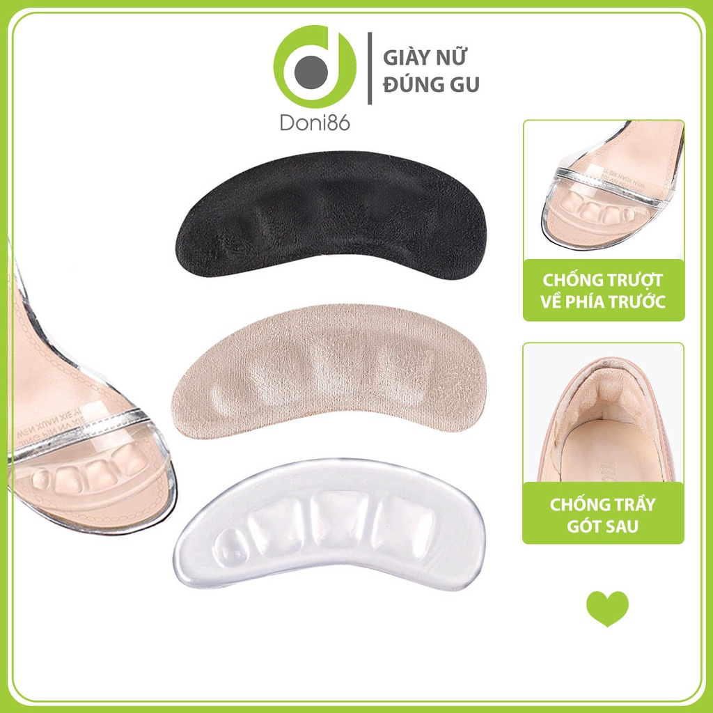 Lót giày đa năng chuyên dùng khi mang sandal giúp chống trượt bàn chân về phía mũi hoặc lót gót sau - Doni86 - DOPK277